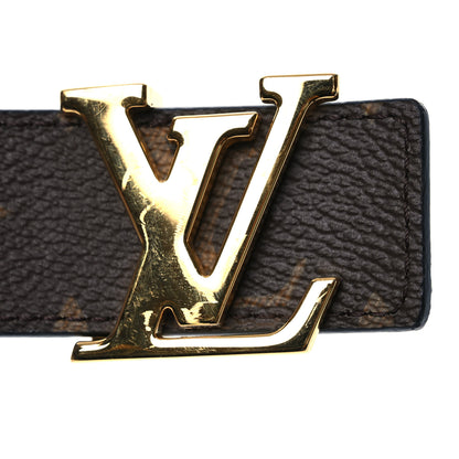 Louis Vuitton Calfskin Monogram 30mm LV Iconic Reversible Belt 80 32 Black 5 of 5