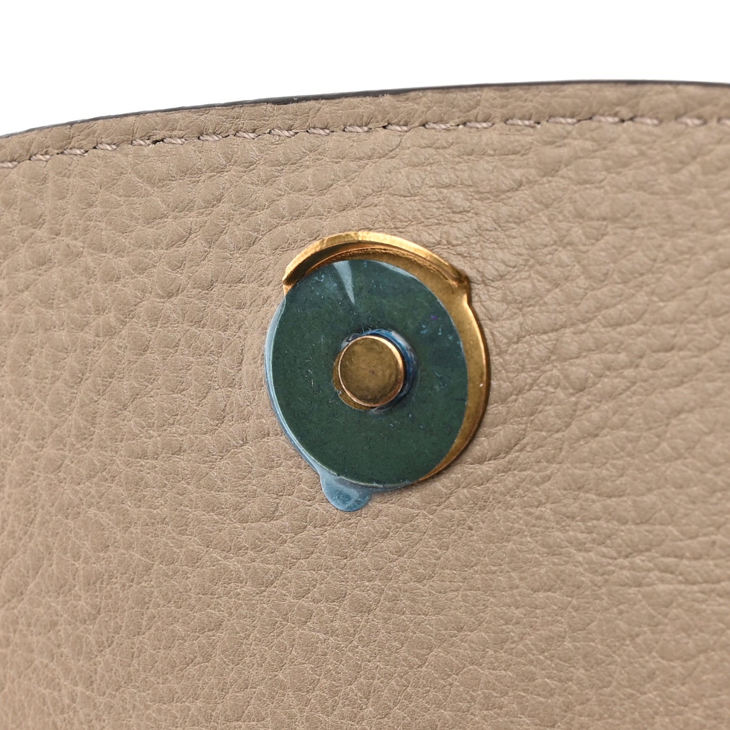 Calfskin Suede Small Nile Bracelet Bag Motty Grey