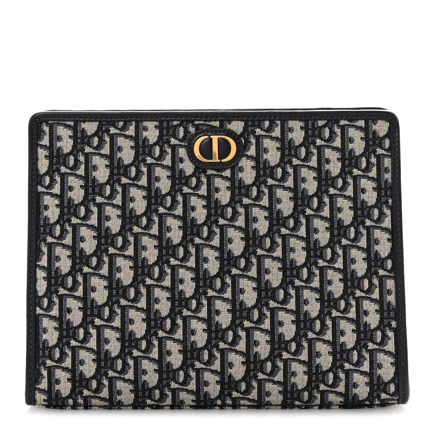 Christian Dior Oblique 30 Montaigne Pouch Blue 1 of 6