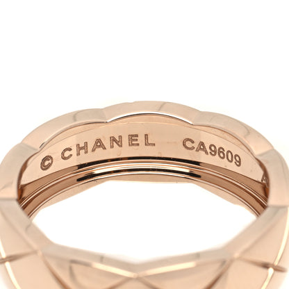 Chanel 18K Beige Gold Small Coco Crush Ring 57 8 4 of 6
