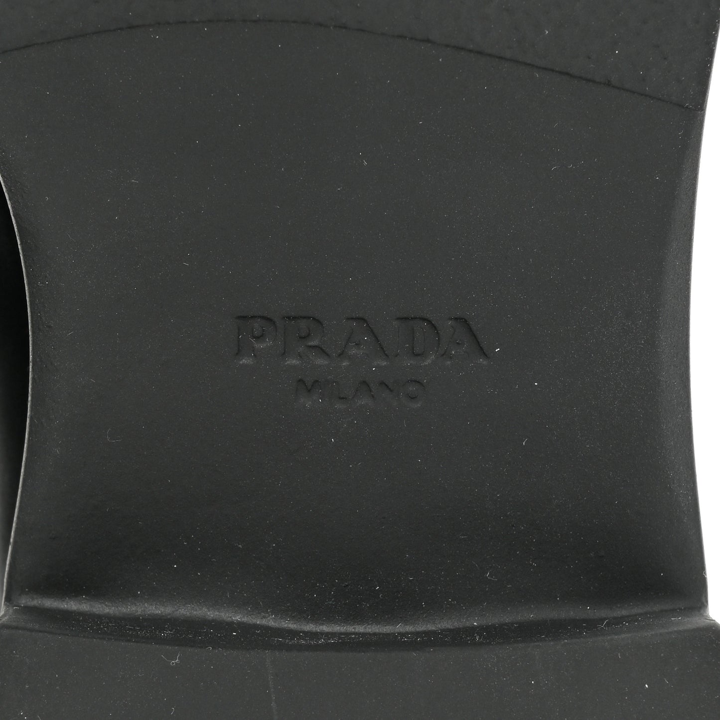 Spazzolato Metal Triangle Logo 50mm Loafers 35 Black