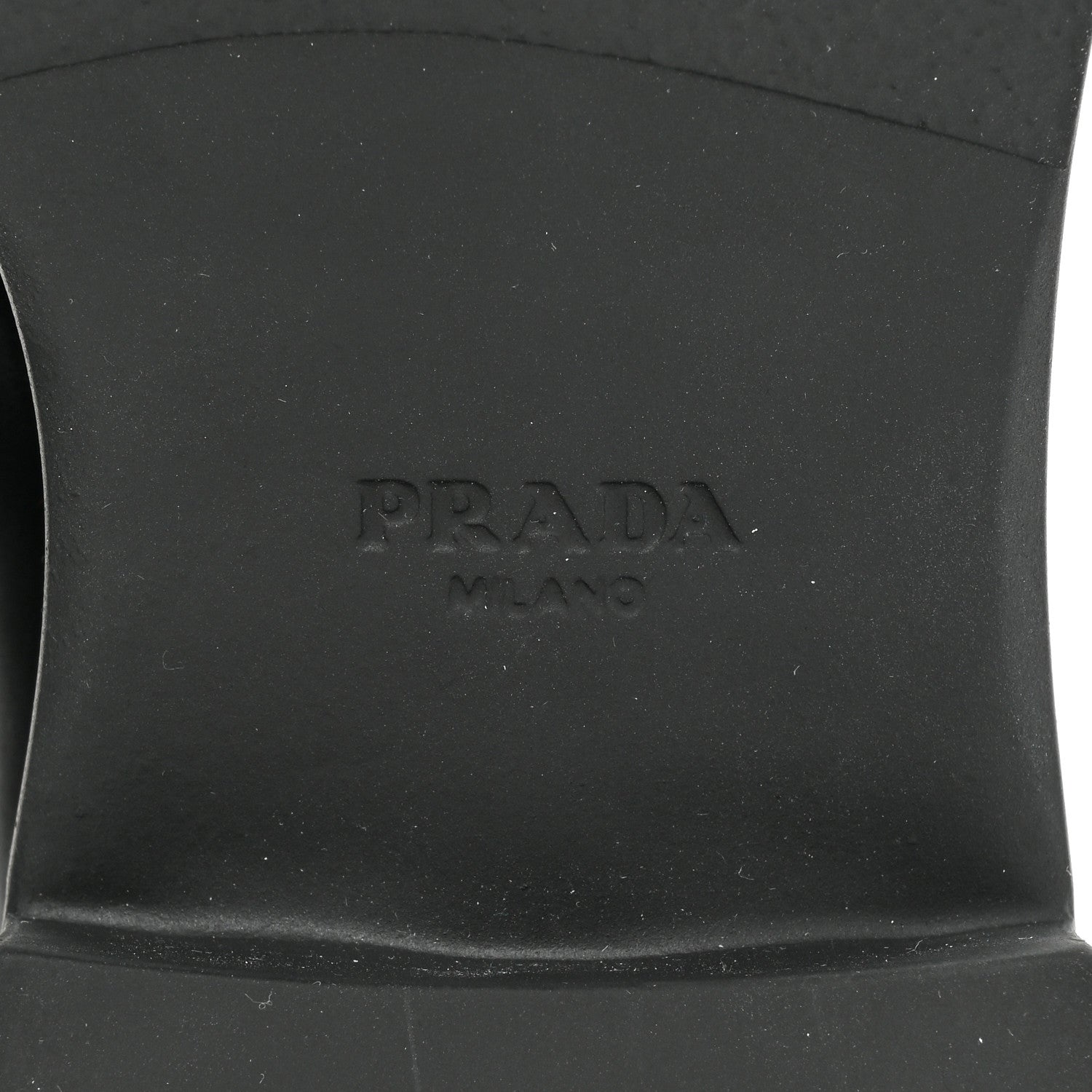 Prada Spazzolato Metal Triangle Logo 50mm Loafers 35 Black 6 of 9