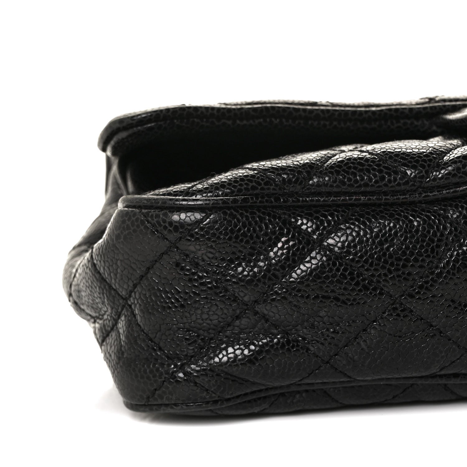Chanel Crumpled Grained Calfskin Quilted Small Shiva Flap Black 7 of 8
