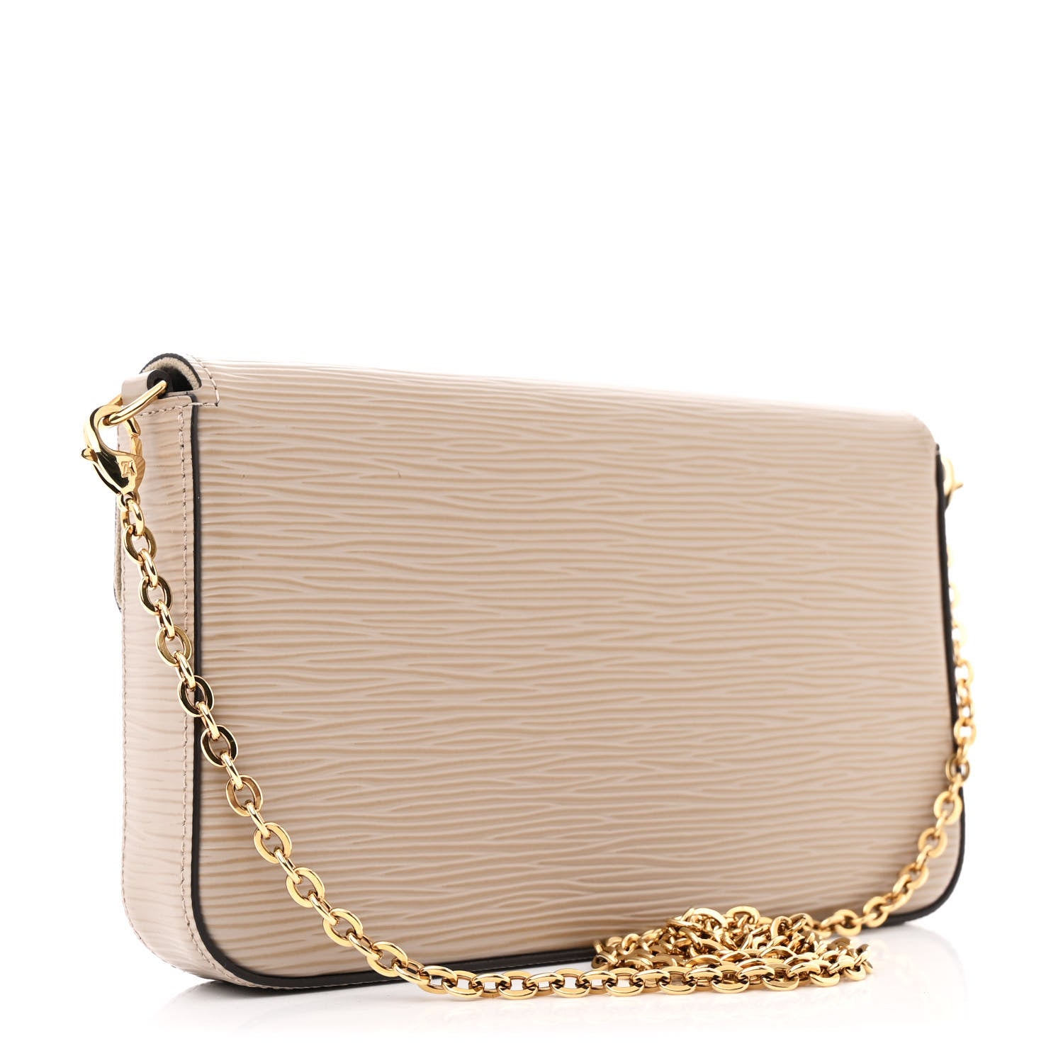 Louis Vuitton Epi Felicie Pochette Chain Wallet Galet 4 of 12