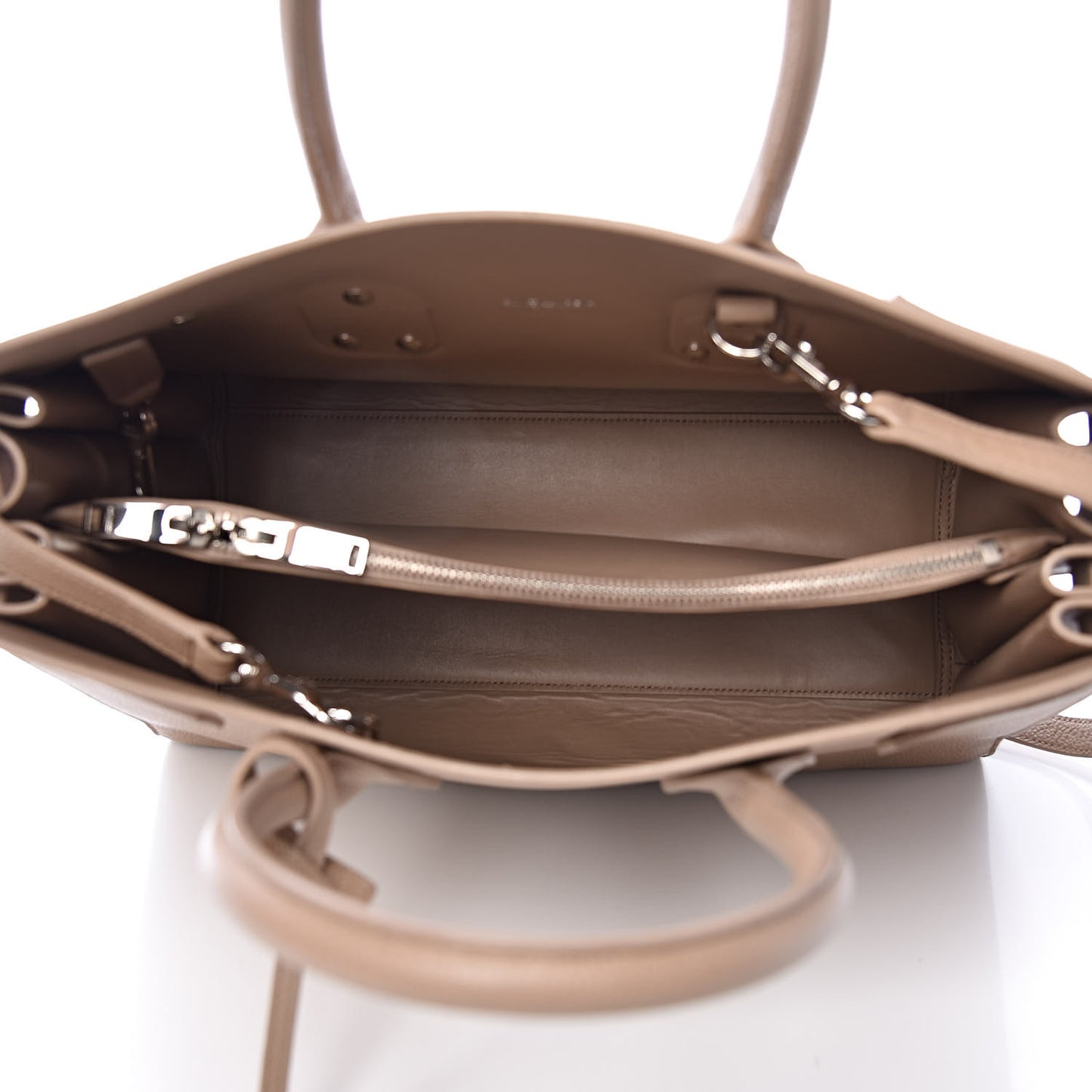 Grained Calfskin Small Sac De Jour Nude Powder