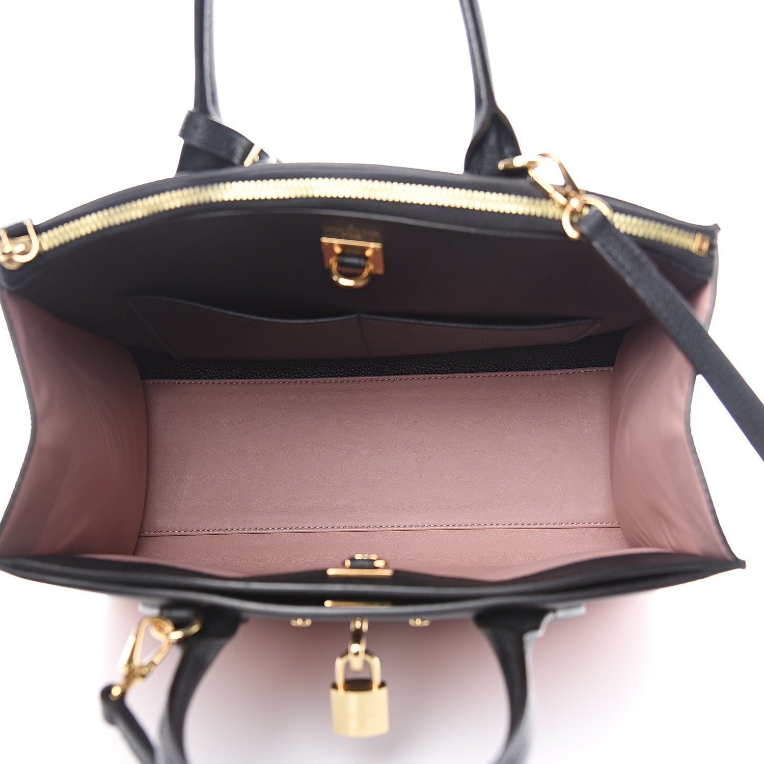 Louis Vuitton Calfskin City Steamer MM Magnolia Black 4 of 11