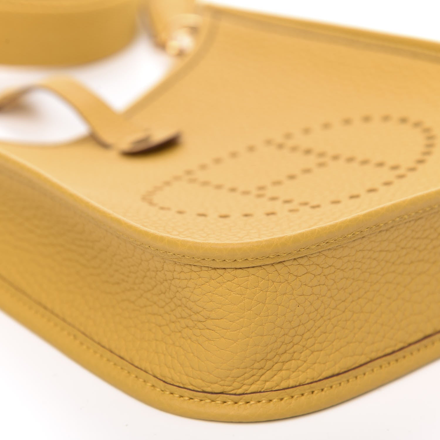 Hermes Taurillon Clemence Evelyne TPM Jaune Ambre 8 of 10