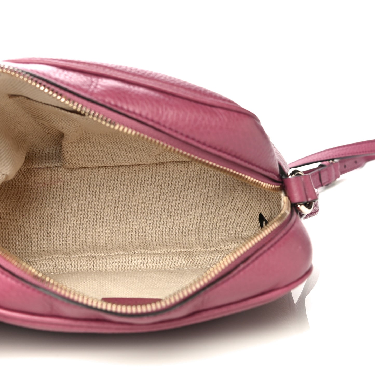Pebbled Calfskin Small Soho Disco Bag Peonia Flower