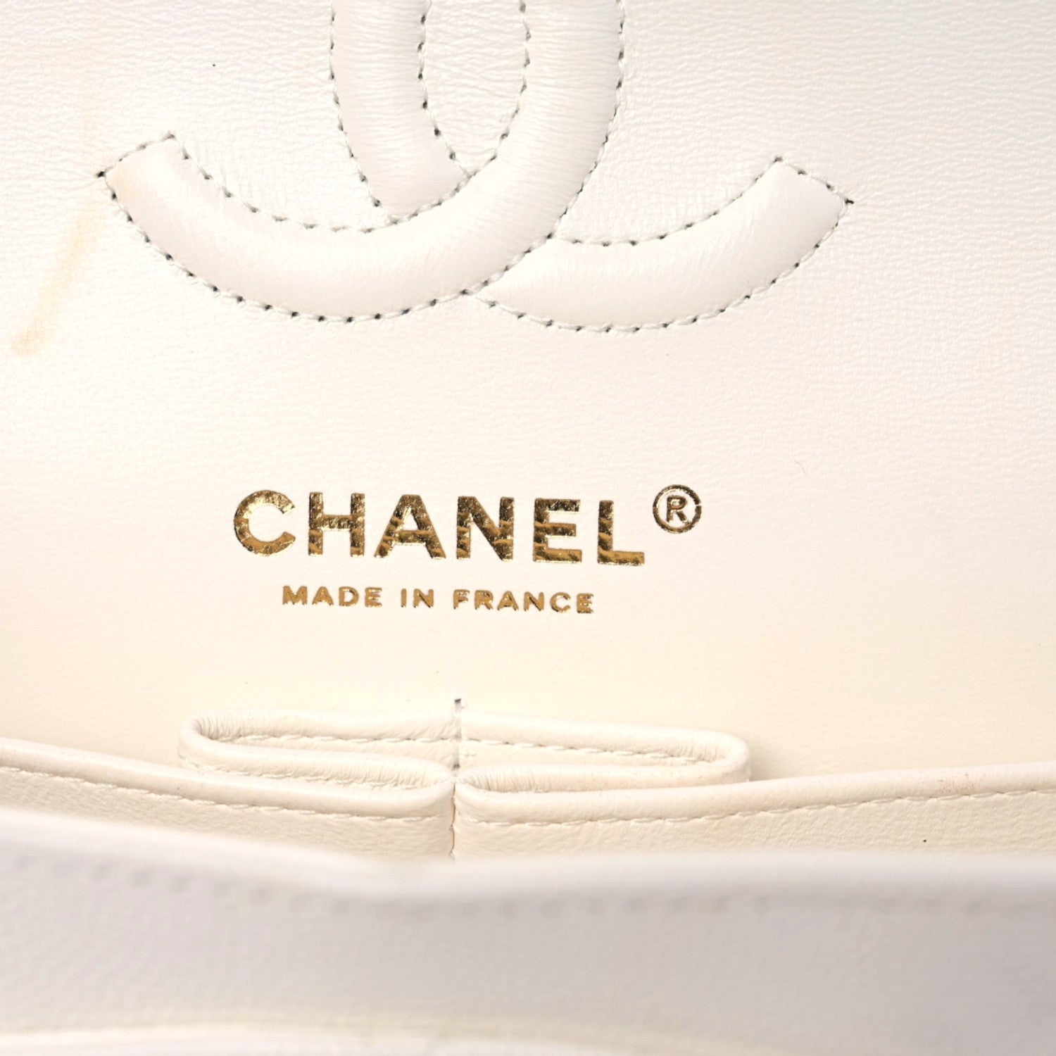Chanel Caviar Quilted Small Double Flap White 13 of 17