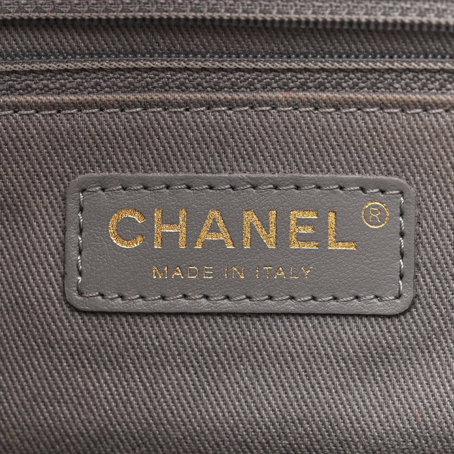 Chanel Caviar Quilted Small Business Affinity Shopping Bag Grey 7 of 13