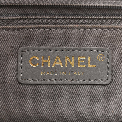 Chanel Caviar Quilted Small Business Affinity Shopping Bag Grey 7 of 13