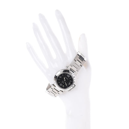 Cartier Stainless Steel 35mm Pasha C Big Date Automatic Watch Black 2 of 5