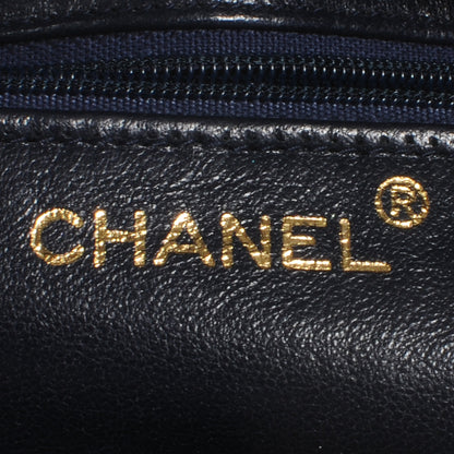 Chanel Lambskin Quilted Camera Case Navy 7 of 8