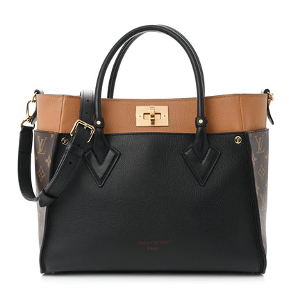Louis Vuitton Calfskin Monogram On My Side Black 1 of 13
