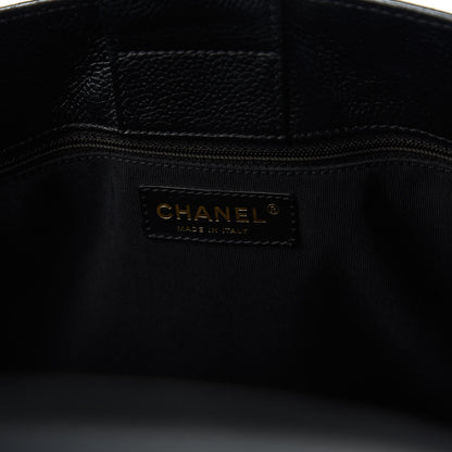 Chanel Calfskin Cerf Executive Shopper Tote Black 8 of 11