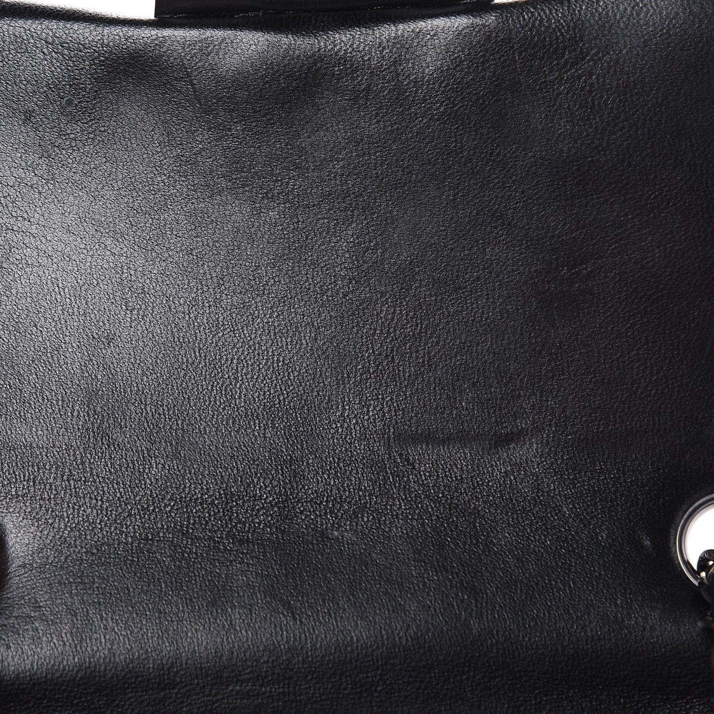 Lambskin Quilted Mini Square Flap Black