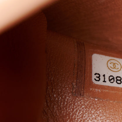 Chanel Caviar Quilted Lizard Embossed Mini Coco Handle Flap Brown 8 of 11