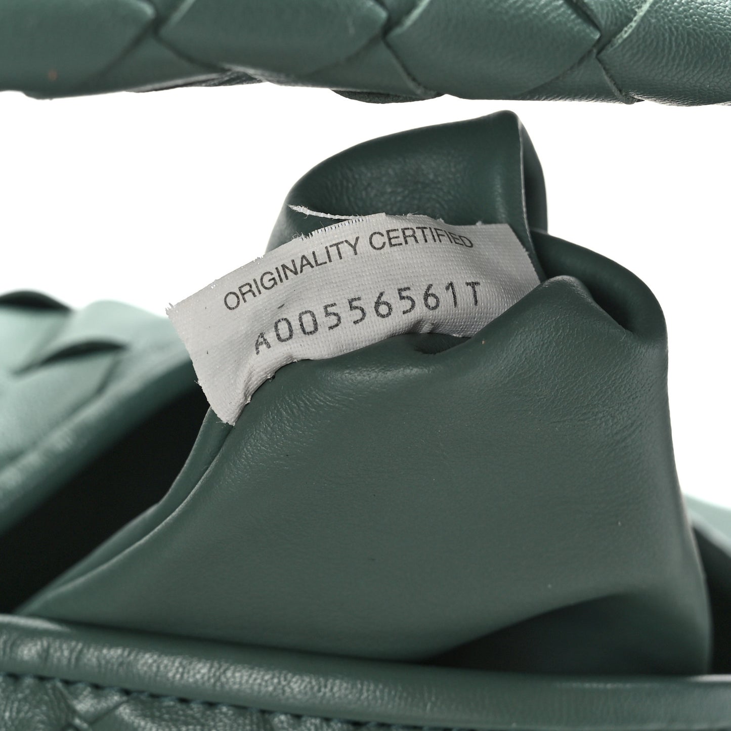 Calfskin Intrecciato Small Hop Aloe