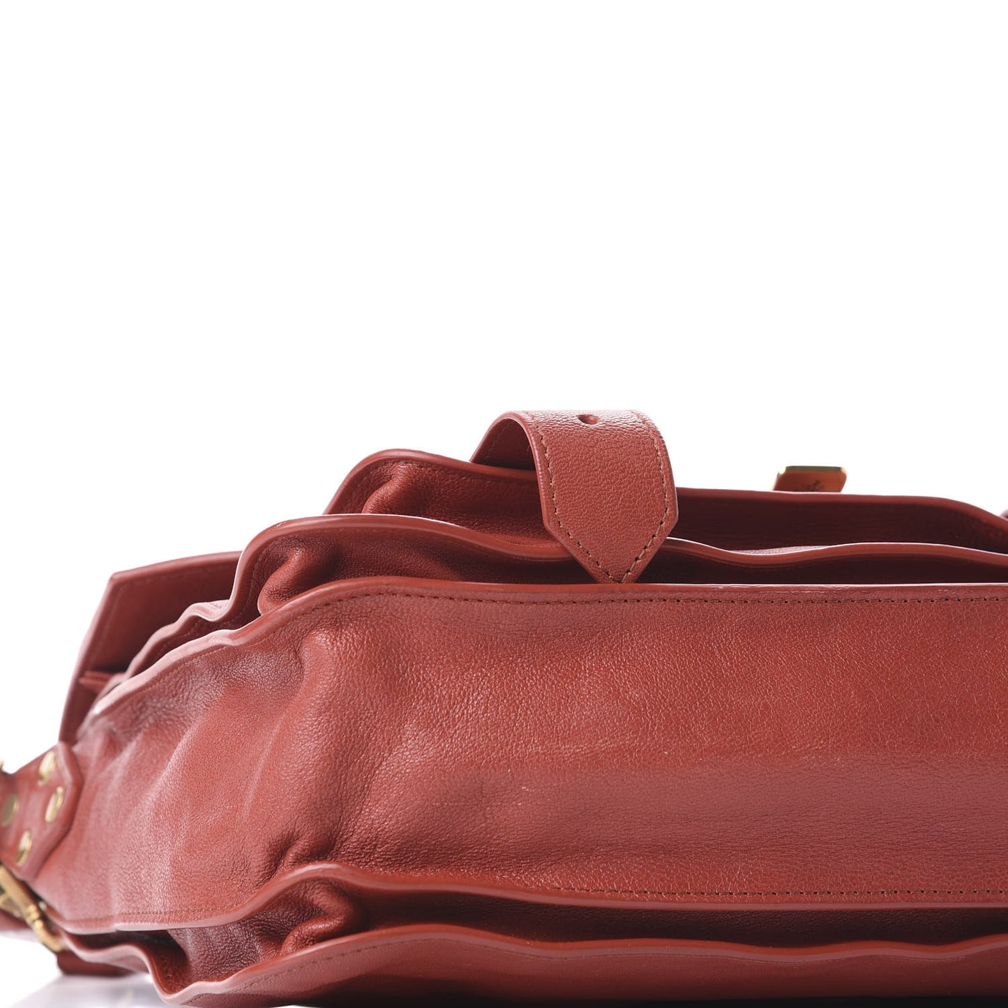 Lambskin Medium PS1 Satchel Mandarin Red