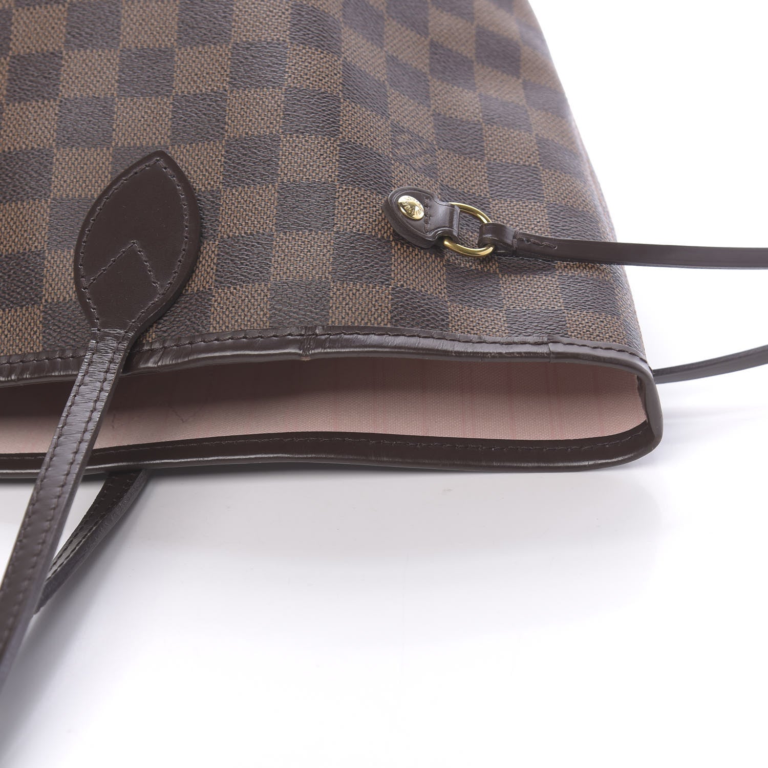 Louis Vuitton Damier Ebene Neo Neverfull MM Rose Ballerine 16 of 18