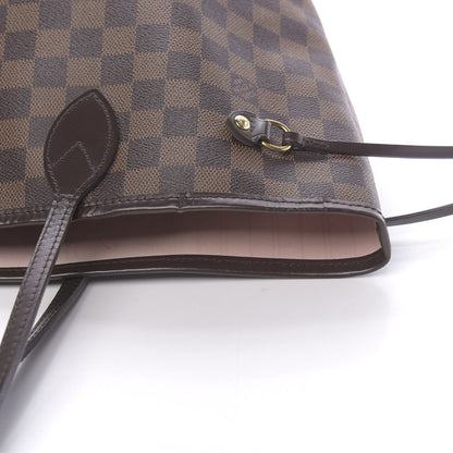 Louis Vuitton Damier Ebene Neo Neverfull MM Rose Ballerine 16 of 18