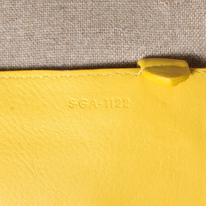 Celine Calfskin Medium Horizontal Cabas Phantom Sun Yellow 7 of 8
