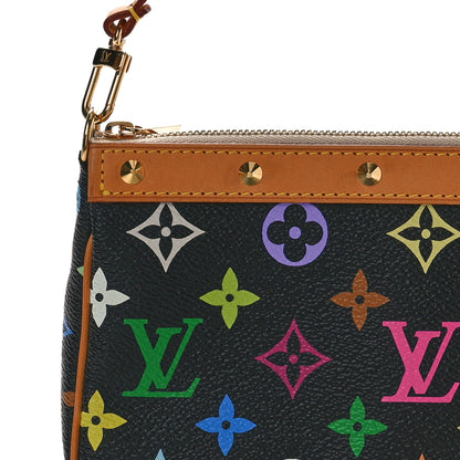 Louis Vuitton Monogram Multicolor Pochette Accessories Black 9 of 11