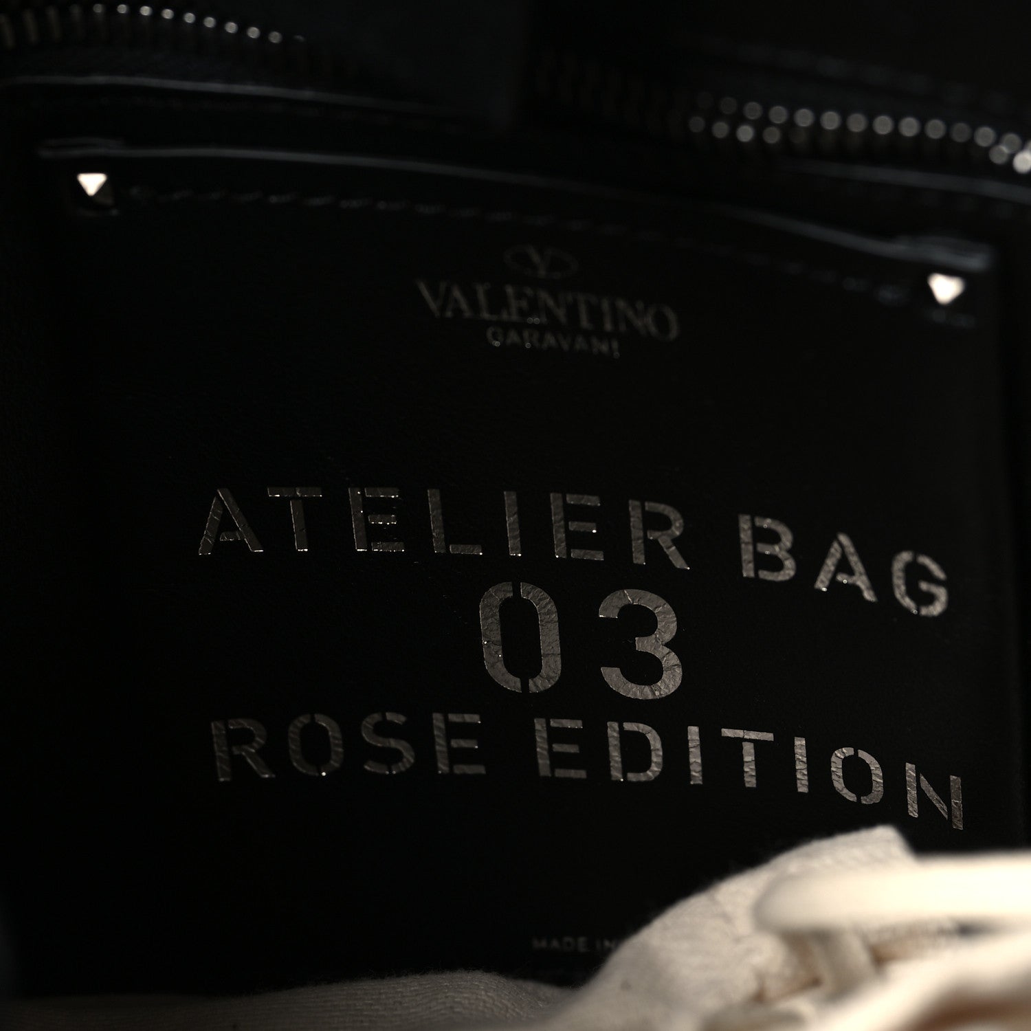 Valentino Garavani Nappa Atelier 03 Rose Edition Small Hobo Black 6 of 9
