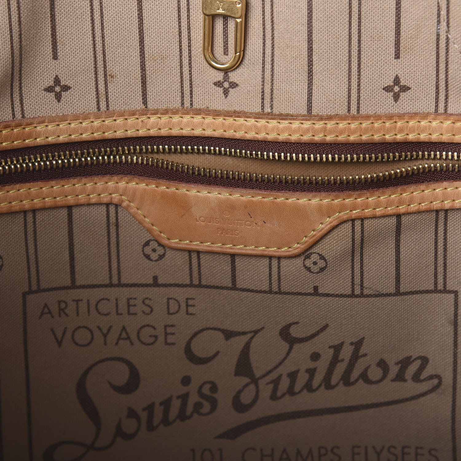 Louis Vuitton Monogram Neverfull MM 5 of 9