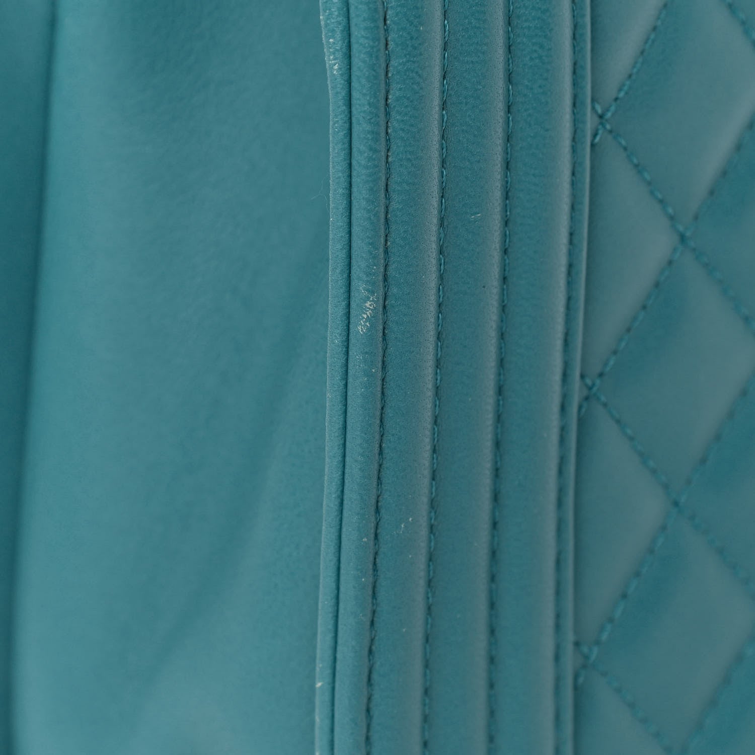 Chanel Lambskin Quilted New Medium Boy Flap Turquoise 12 of 13