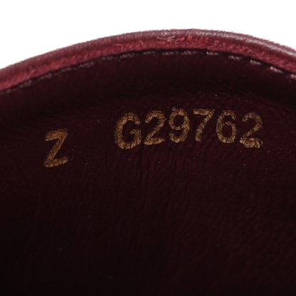 Chanel Lambskin CC Espadrilles 39 Burgundy 9 of 11