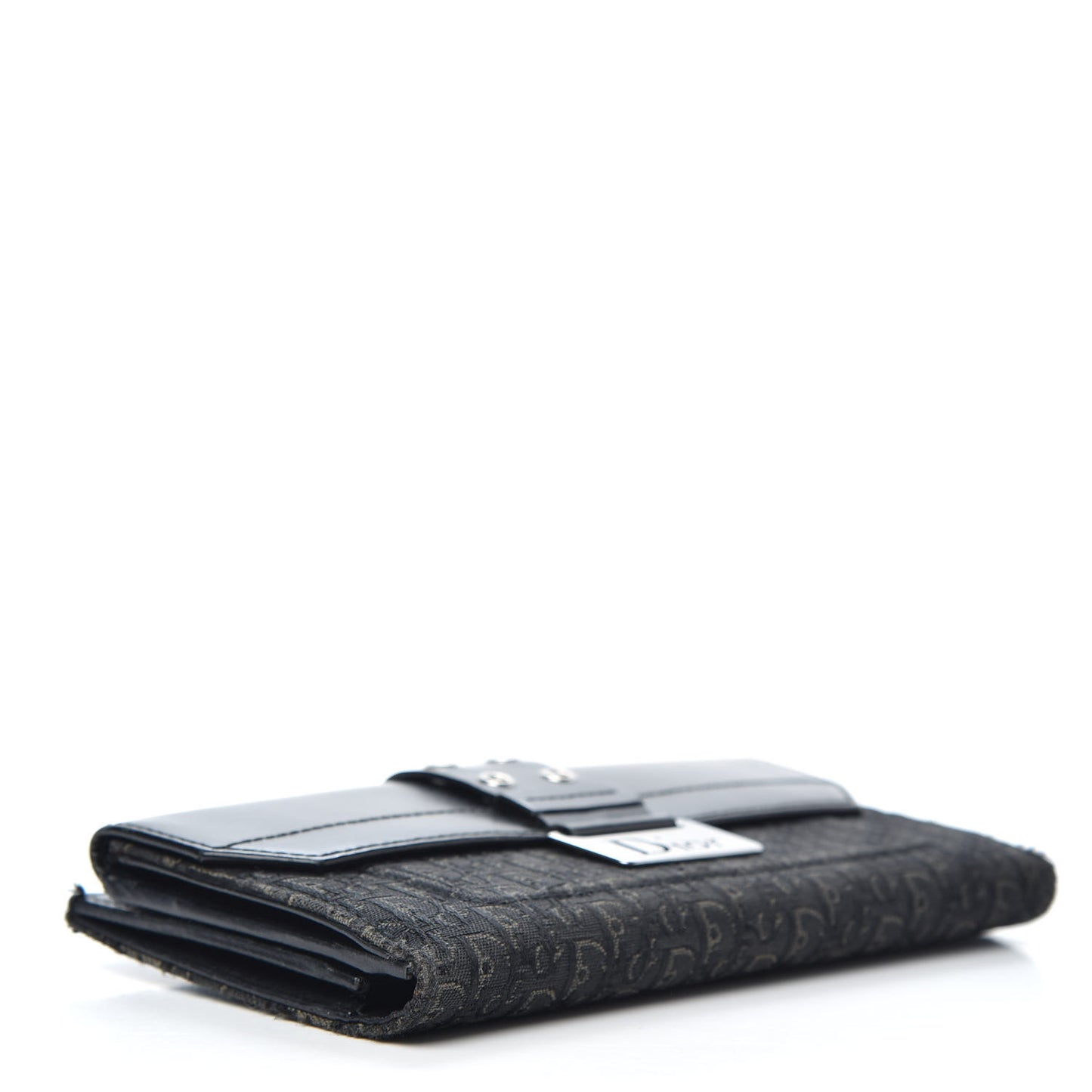 Monogram Street Chic Flap Wallet Black