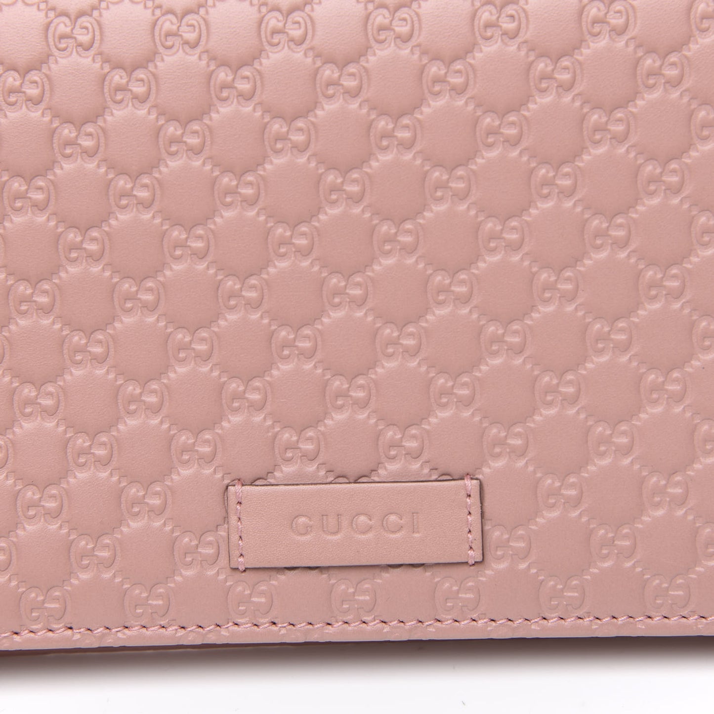 Microguccissima Crossbody Wallet Soft Pink