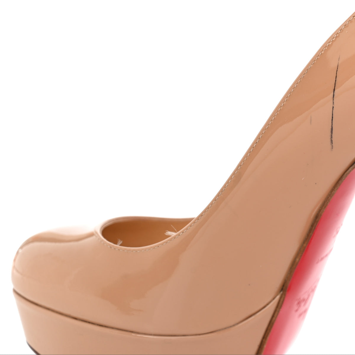 Patent Bianca 120 Pumps 35 Nude