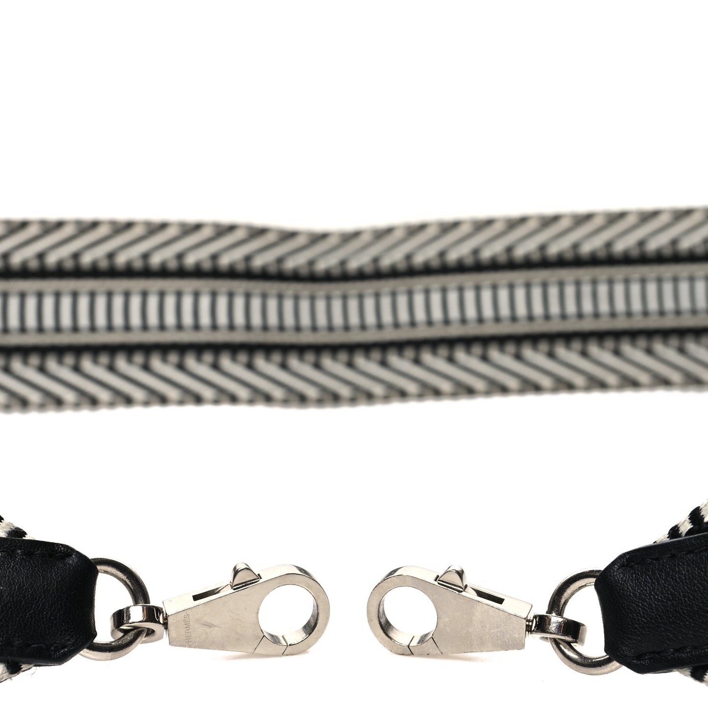 Toile Swift 50mm Sangle Cavale Shoulder Strap Black Ecru