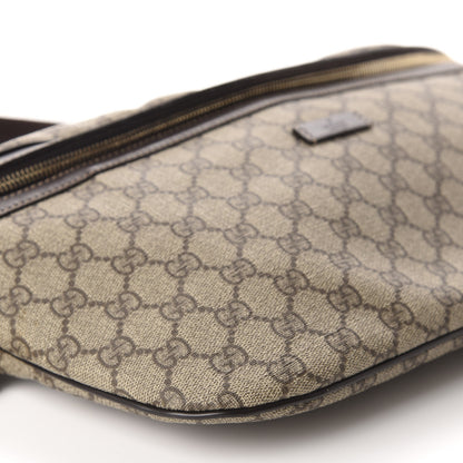 Gucci GG Supreme Monogram Belt Bag Dark Brown 6 of 10