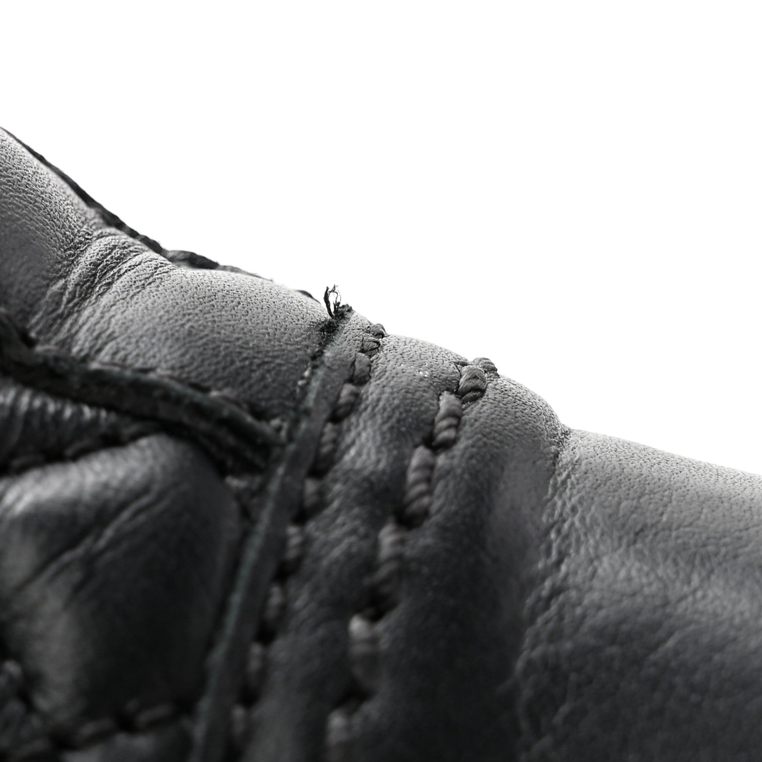 Chanel Calfskin Quilted Biker Boots 37 Black 9 of 11