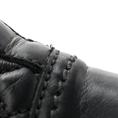 Chanel Calfskin Quilted Biker Boots 37 Black 9 of 11
