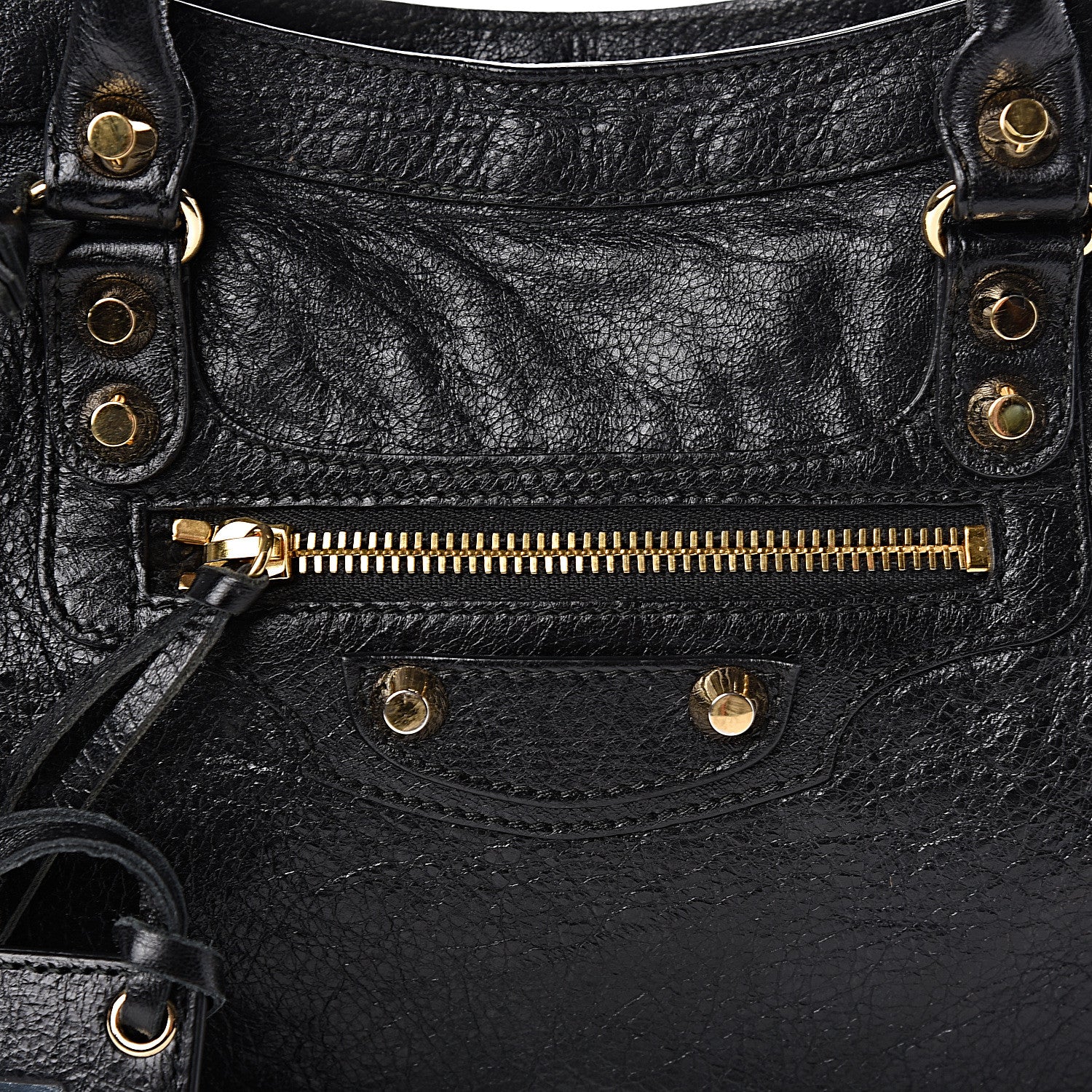 Balenciaga Agneau Classic Gold Hardware S City Black 10 of 12