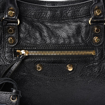Balenciaga Agneau Classic Gold Hardware S City Black 10 of 12