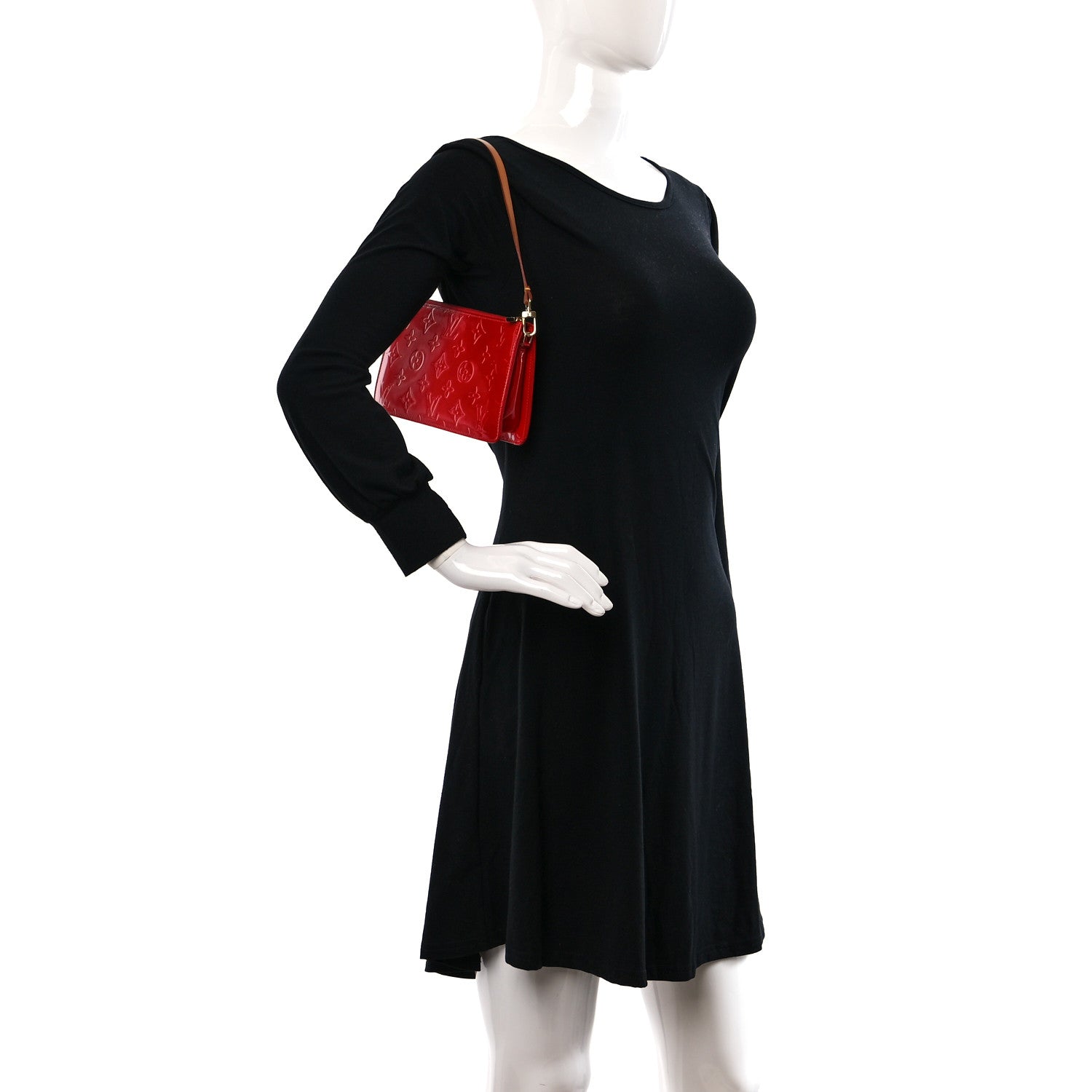 Louis Vuitton Vernis Lexington Pochette Red 2 of 12