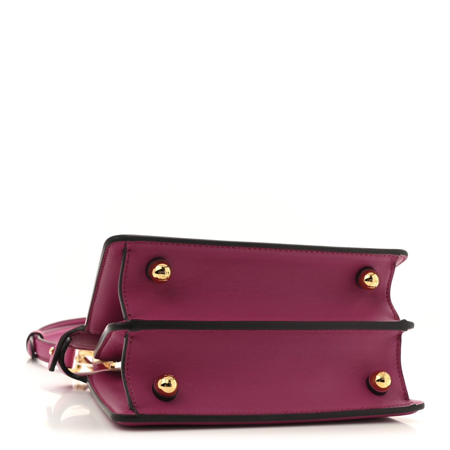Fendi Shiny Nappa Petite Peekaboo I SEE U Satchel Ciclamino Pilar 4 of 11