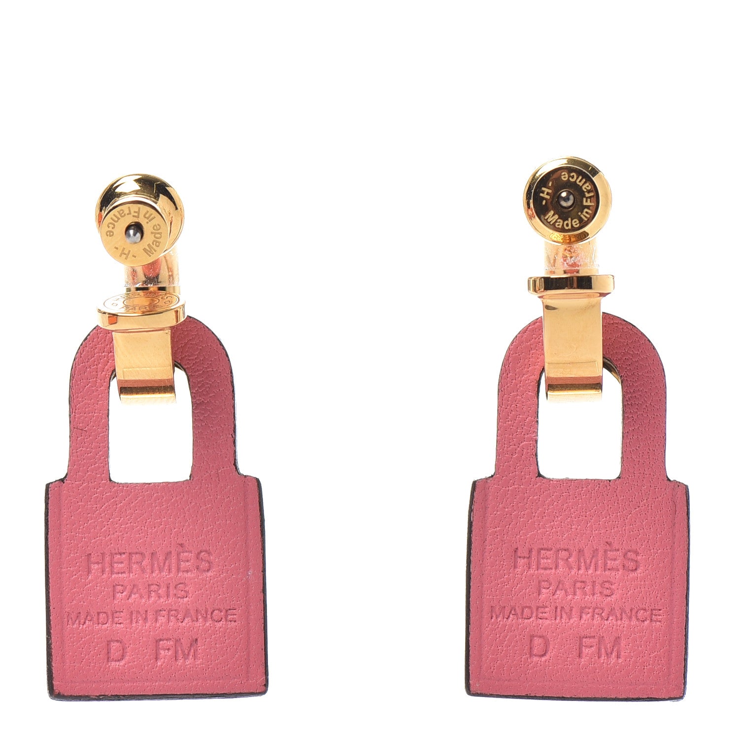 Hermes Swift O'Kelly Earrings Rose Confetti 3 of 6