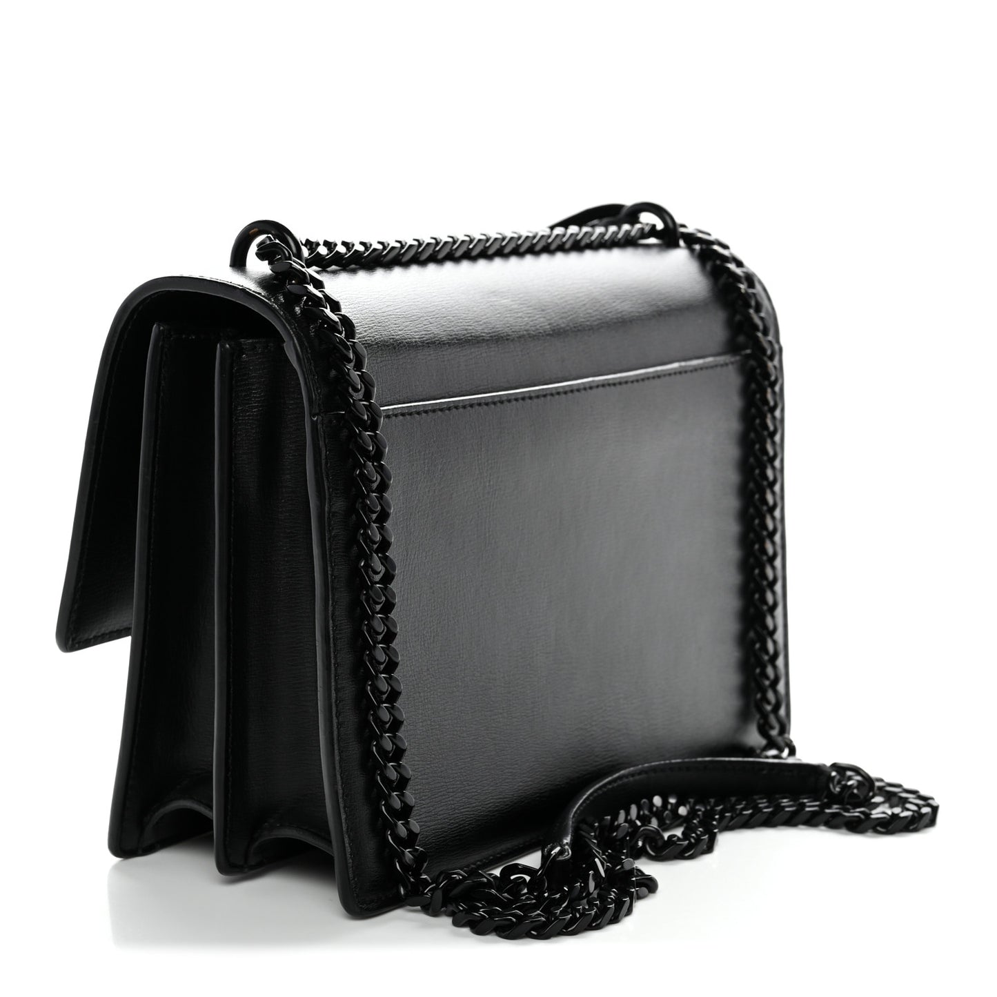 Calfskin Medium Monogram Monochrome Sunset Black