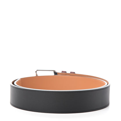 Hermes Sombrero 40mm Partner Belt 95 Black Rouge H 2 of 6