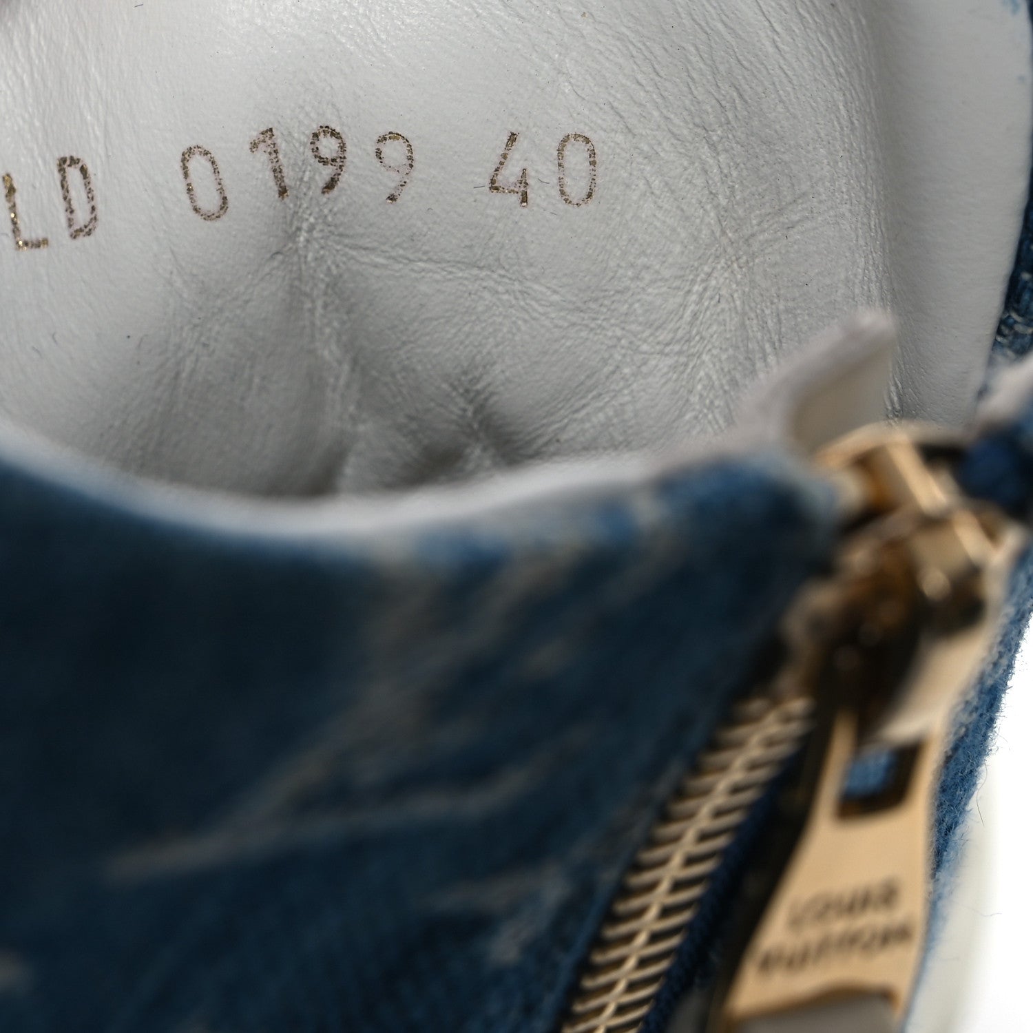 Louis Vuitton Denim Monogram Stellar Sneaker Boots 40 Bleu 10 of 15