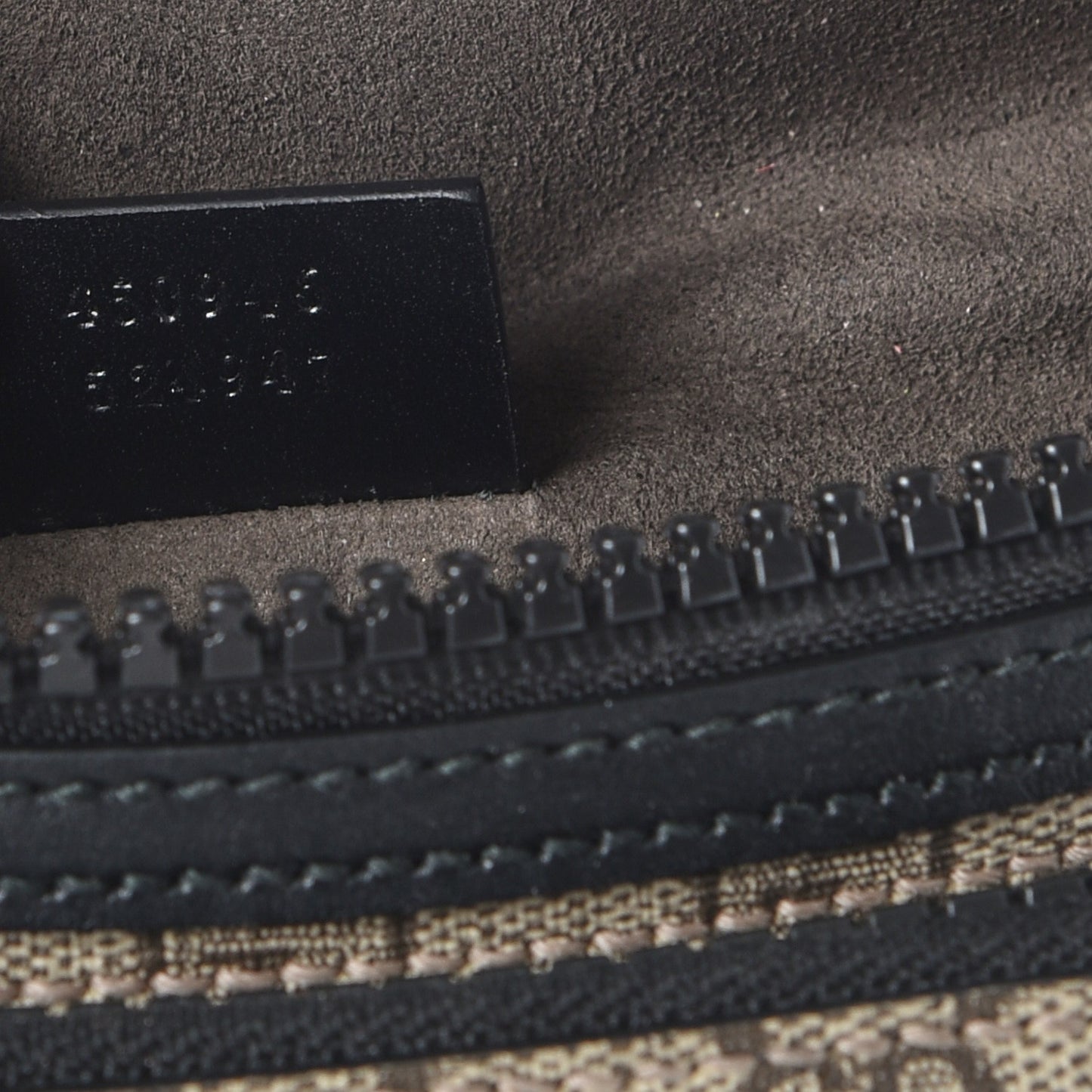 GG Supreme Monogram Belt Bag Black