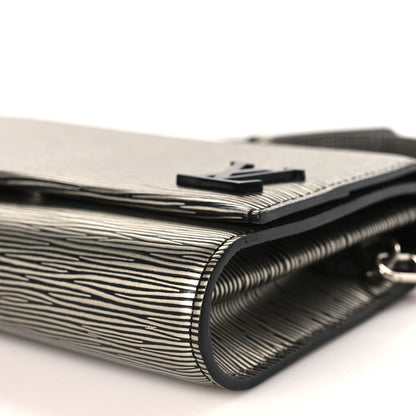 Louis Vuitton Epi Clery Platine 8 of 10