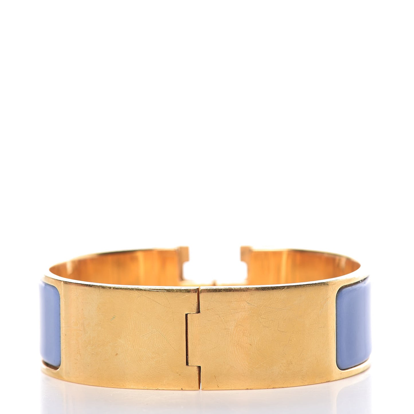 Enamel Wide Clic Clac H Bracelet GM Lilac
