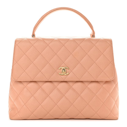 Chanel Caviar Quilted Jumbo Kelly Flap Beige 1 of 13